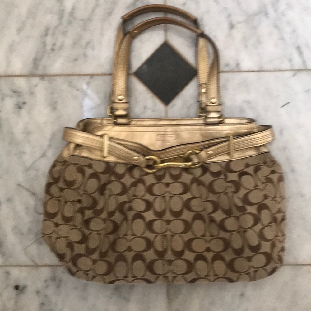 Coach signature bag